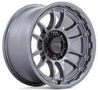 (clearance - no returns) 17x8.5 kmc km727 wrath matte anthracite 6x5.5/139.7 -10mm