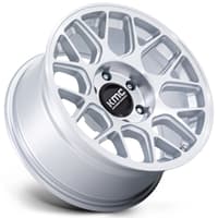 17x8.5 kmc km730 hatchet gloss silver machined 6x5.5/139.7 -10mm