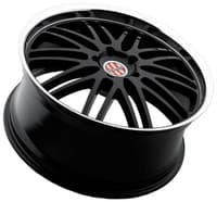 Victor Equipment Lemans Gloss Black w/ Mirror Cut Lip