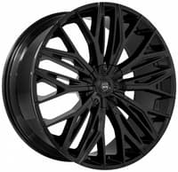 24x10 lexani aries gloss black w/ covered cap (custom)