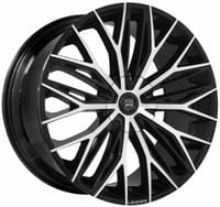 26x10 lexani aries gloss black machined w/ covered cap (custom)
