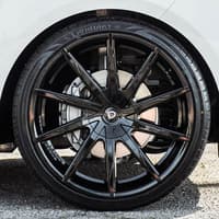 Lexani CSS-15 Full Gloss Black w/ Covered Cap