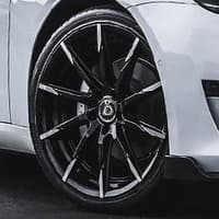 Lexani CSS-15 Gloss Black w/ Machined Tips