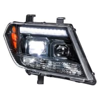 morimoto xb hybrid led headlights: nissan frontier (09-20) (pair / asm) lf475