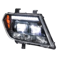 morimoto xb hybrid led headlights: nissan frontier (09-20) (pair / asm) lf475