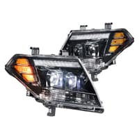 morimoto xb hybrid led headlights: nissan frontier (09-20) (pair / asm) lf475