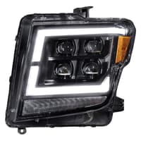 morimoto xb led headlights: nissan titan (16-20) (pair / asm) lf476