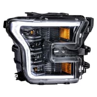 morimoto xb led headlights: ford f150 (15-17) (pair / asm / white drl) (gen 2) lf502.2-asm