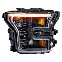 morimoto xb led headlights: ford f150 (15-17) (pair / asm / amber drl) (gen 2) lf502-a.2-asm
