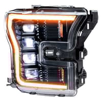 morimoto xb led headlights: ford f150 (15-17) (pair / asm / amber drl) (gen 2) lf502-a.2-asm