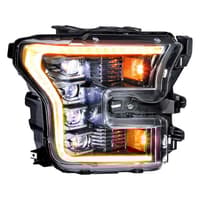 morimoto xb led headlights: ford f150 (15-17) (pair / asm / amber drl) (gen 2) lf502-a.2-asm