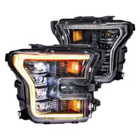 morimoto xb led headlights: ford f150 (15-17) (pair / asm / amber drl) (gen 2) lf502-a.2-asm