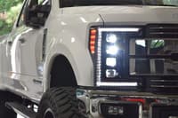 morimoto xb led headlights: ford super duty (17-19) (pair / asm) lf503-asm