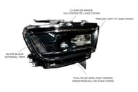 morimoto xb led headlights: dodge ram 1500 (2019+) (pair / asm)(gen 2) lf523-asm