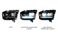 morimoto xb led headlights: dodge ram 1500 (2019+) (pair / asm)(gen 2) lf523-asm