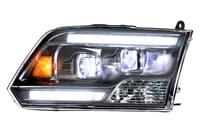 morimoto xb hybrid led headlights: dodge ram (09-18) (pair / asm) lf524