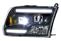 morimoto xb hybrid led headlights: dodge ram (09-18) (pair / asm) lf524