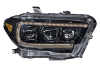 morimoto xb led headlights: toyota tacoma (16-20) (pair / asm / amber drl) (gen 2) lf530.2-a-asm