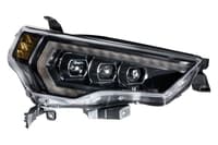 morimoto xb led headlights: toyota 4runner (14-22) (pair / asm / amber drl) (gen 2) lf531.2-a-asm