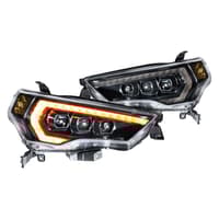 morimoto xb led headlights: toyota 4runner (14-22) (pair / asm / amber drl) (gen 2) lf531.2-a-asm