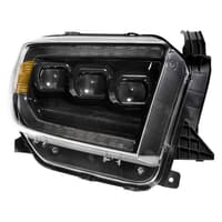 morimoto xb led headlights: toyota tundra (14-20) (pair / asm / amber drl) (gen 2) lf532.2-a-asm