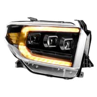 morimoto xb led headlights: toyota tundra (14-20) (pair / asm / amber drl) (gen 2) lf532.2-a-asm