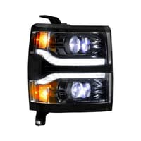 morimoto xb trim only: chevrolet silverado 1500 (14-15) trim (pair / unfinished) lf543.b