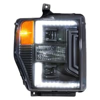 morimoto xb hybrid led headlights: ford super duty (08-10) (pair / asm) lf555