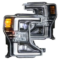 morimoto xb hybrid led headlights: ford super duty (2020+) (pair / asm) lf556