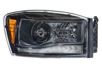 morimoto xb hybrid led headlights: dodge ram (06-08) (pair / asm) lf558