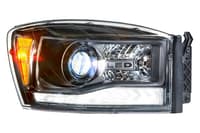 morimoto xb hybrid led headlights: dodge ram (06-08) (pair / asm) lf558