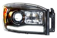 morimoto xb hybrid led headlights: dodge ram (06-08) (pair / asm) lf558
