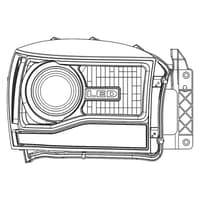 morimoto xb hybrid led headlights: dodge ram (06-08) (pair / asm) lf558