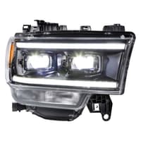 morimoto xb hybrid led headlights: dodge ram hd (2019+) (pair / asm) lf704
