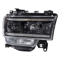 morimoto xb hybrid led headlights: dodge ram hd (2019+) (pair / asm) lf704