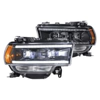 morimoto xb hybrid led headlights: dodge ram hd (2019+) (pair / asm) lf704