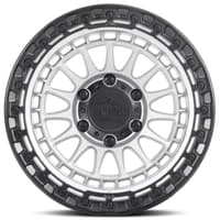 17x9 lock off-road mojave matte silver w/ matte black ring 8x170 1mm