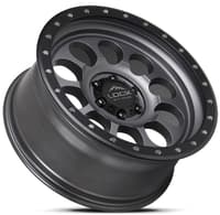 17x9 lock off-road 50cal matte grey w/ matte black ring 6x5.5/139.7 0mm