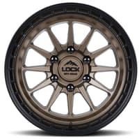 17x9 lock off-road baja matte bronze w/ matte black ring 6x135 0mm
