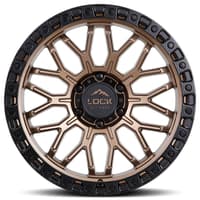 20x10 lock off-road combat matte bronze w/ matte black ring 8x6.5/165 -18mm