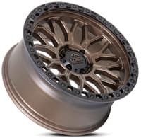 17x9 lock off-road combat matte bronze w/ matte black ring 6x135 -12mm