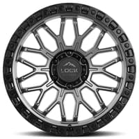 Lock Off-Road Combat Matte Grey w/ Matte Black Ring