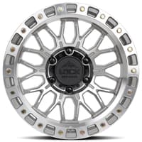 17x9 lock off-road combat machine w/ clear coat 6x5.5/139.7 -12mm