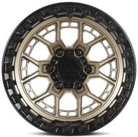20x10 lock off-road commando matte bronze w/ matte black ring 6x5.5/139.7 -18mm