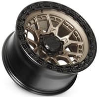 20x10 lock off-road commando matte bronze w/ matte black ring 5x5/127 -18mm