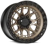 20x10 lock off-road commando matte bronze w/ matte black ring 8x180 -18mm
