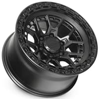 20x10 lock off-road commando matte black w/ matte black ring 8x170 -18mm