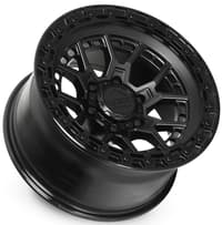 20x10 lock off-road commando matte black w/ gloss black ring 6x135 -18mm
