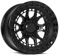 20x10 lock off-road commando matte black w/ gloss black ring 8x180 -18mm