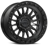 Lock Off-Road Grit Matte Black w/ Gloss Black Ring
